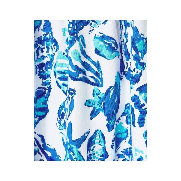 Lilly Pulitzer Girls Mini Jilly Dress Tiered Shell Printed Smocked XS NWT 281027 - Picture 9 of 9